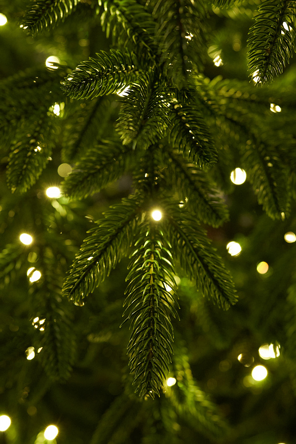 Елка с лампочками литая Пушкинская