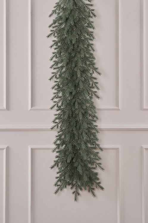 Гирлянда рождественская Мурманская голубая