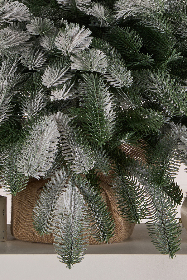 Ель искусственная Датская заснеженная настольная